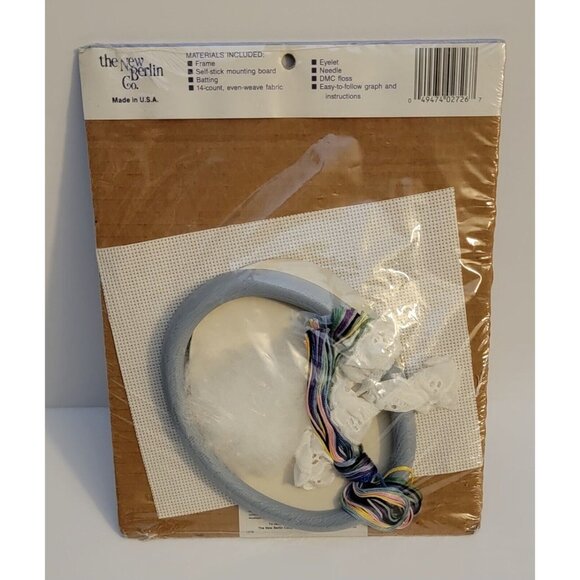 VINTAGE New Berlin Sewables Cross Stitch Kit With Frame - Picture 2 of 2